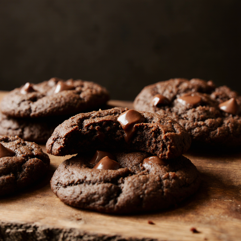 Delicious Double Chunk Chocolate Cookies